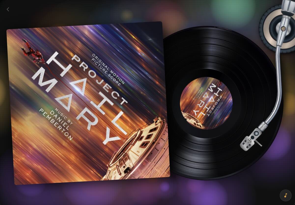 SugarSpin vinyl player interface